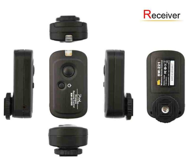 PIXEL Wireless Remote Control RW-221 E3 Oppilas per Canon