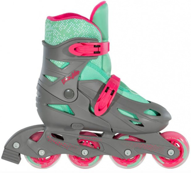 PlayLife Inline brusle Riddler hardboot 82a šedá velikost 31-34