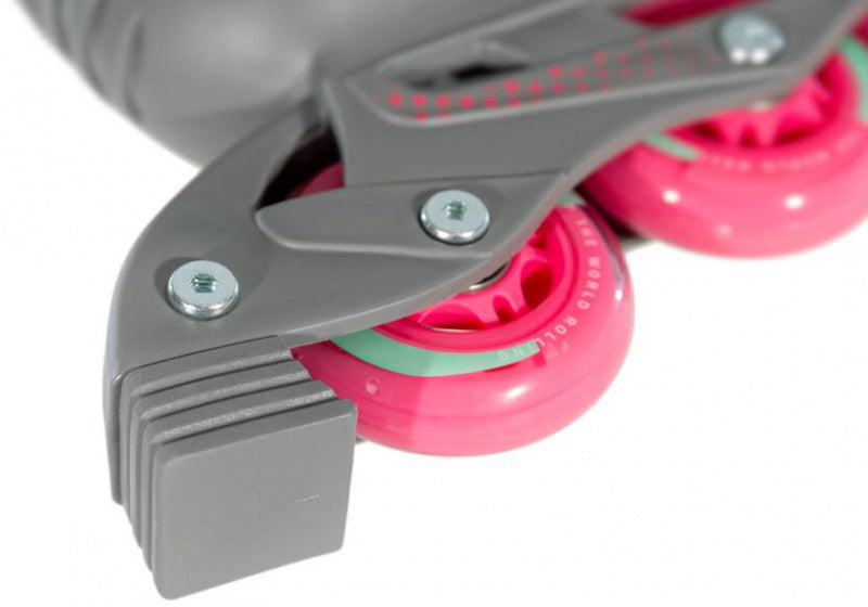 PlayLife Inline brusle Riddler hardboot 82a šedá velikost 31-34
