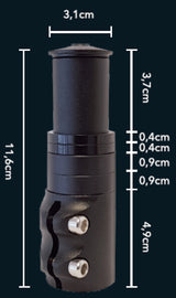 Stem Ahead extension 116mm