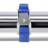 Proplus Fietsriempjes met metalen gesp 40 cm blauw 4 stuks