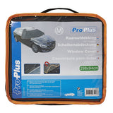 Proplus okenní kryt 298 x 94 cm s magnety šedá černá