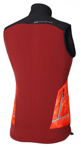 Protective Bodywarmer p-gemoolt Vugel Dammen polyester Red Mt 46