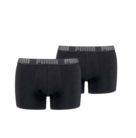 PUMA BASIC BOXER SHORT MEN (Pack of 2) Černá velikost m