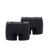 PUMA BASIC BOXER SHORT MEN (Pack of 2) Černá velikost m