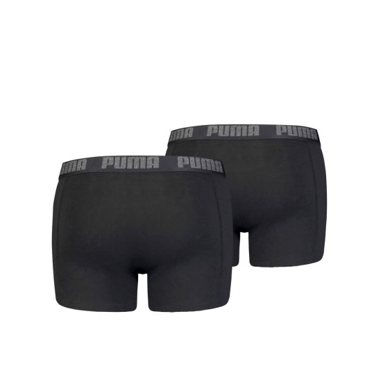 PUMA BASIC BOXER SHORT MEN (Pack of 2) Černá velikost m