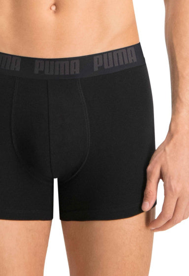 PUMA BASIC BOXER SHORT MEN (Pack of 2) Černá velikost m