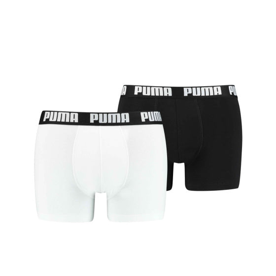 Puma Basic Boxer Short Men (Pack von 2) Schwarzweißgröße xl