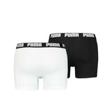 Puma Basic Boxer Short Men (Pack von 2) Schwarzweißgröße xl
