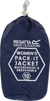 Regatta Pack-It III dežna jakna dame temno modre velikosti s