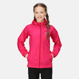 Regatta Pack It III Raincoat Girls Pink Size 9-10 Years