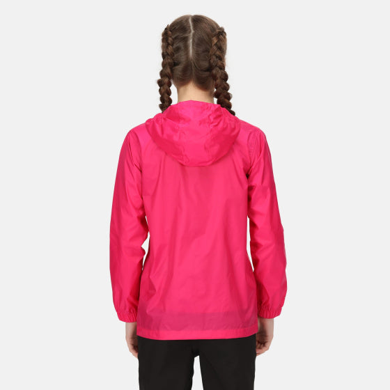 Regatta Pack It III Raincoat Girls Pink Size 9-10 Years