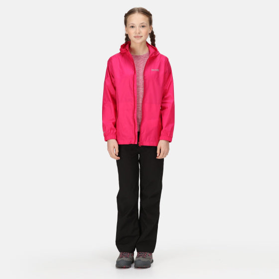 Regatta Pack It III Raincoat Girls Pink Size 13 Years