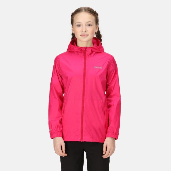 Regatta Pack It III Raincoat Girls Pink Size 9-10 Years