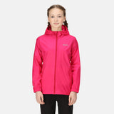 Regatta Pack It III Raincoat Girls Pink Size 9-10 Years