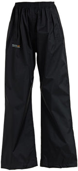 Pantaloni da pioggia di regata imballaggio junior nero taglia 11-12 anni