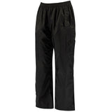 Pantaloni da pioggia di regata imballaggio junior nero taglia 11-12 anni