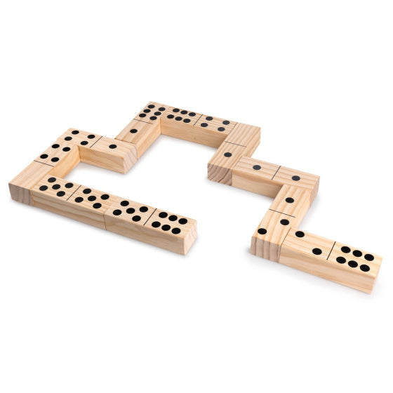 Heuschrecke 4-in-1 Holzgartenspiele Kubb Domino Jenga