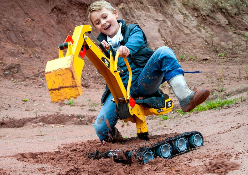 Rolly toys Graafmachine RollyDigger XL Cat 96 cm staal geel