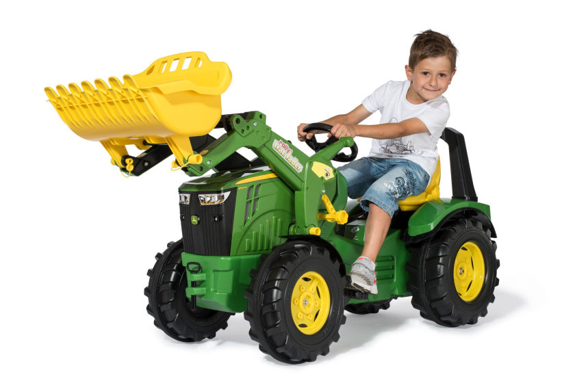 Rolly Toys Premium John Deere X-Trac 8400R s sprednjim nakladalnikom Green