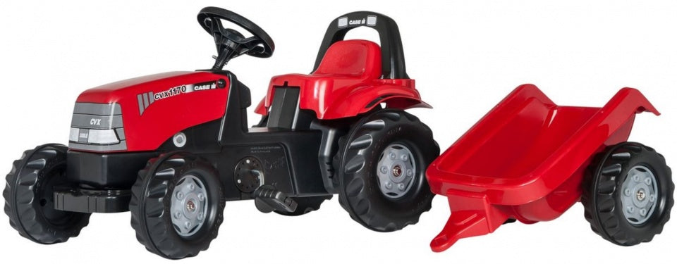 Rolly Toys Stair Tractor con trailer Rollykid Case 1170 CVX