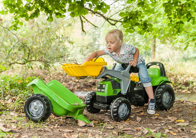 Rolly Toys Stair traktor s prikolico Rollykid Deutz-Fahr 5115 G TB