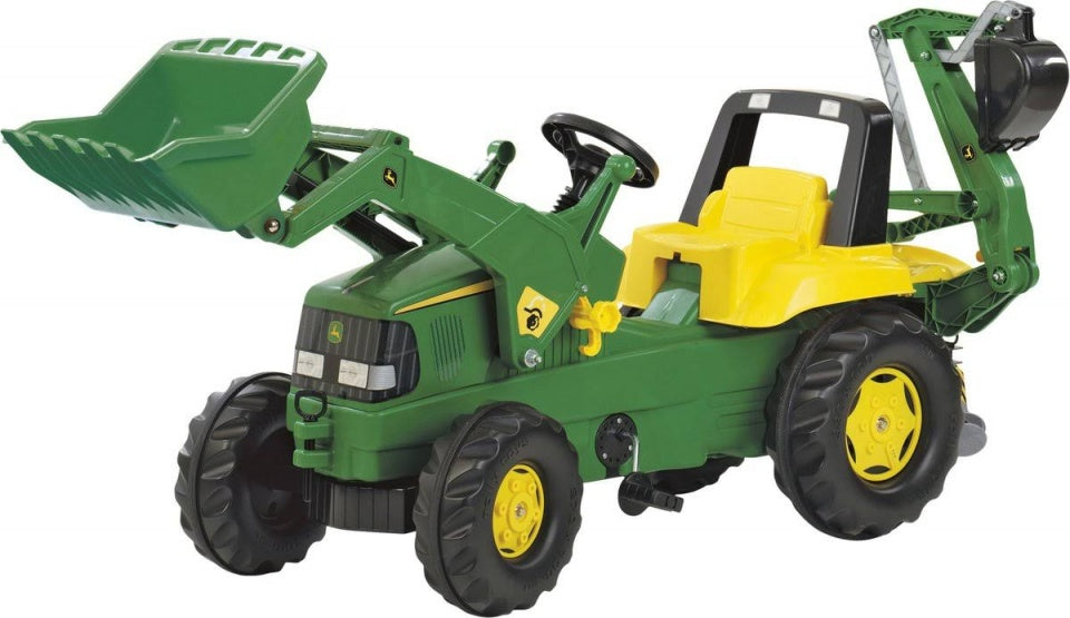 Traktor stopnišča Rolly Toys Rollyjunior John Deere Groen Geel
