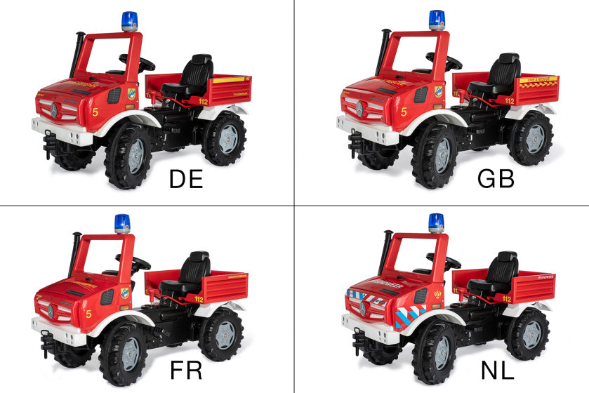 Rolly Toys Staircase Rollyunimog Fire 118 x 81 x 54 Red