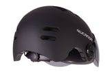 Rucanor Urban Sprint Scooting Bicycle Helmet Visor NT8776 Svart storlek 58-61 cm (L)