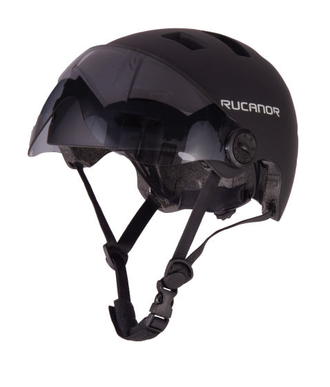 Rucanor Urban Sprint kolesarska čelada Nastavljiva črna velikost 55-58 cm (m)