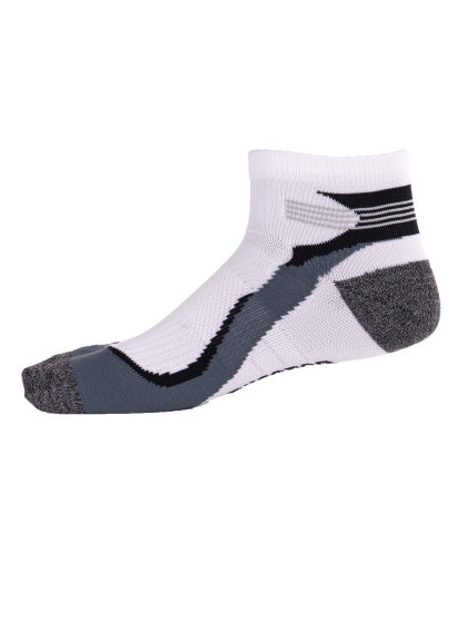 Rucanor Running Socken kurz 2-Pack weiß grau Größe 35-38