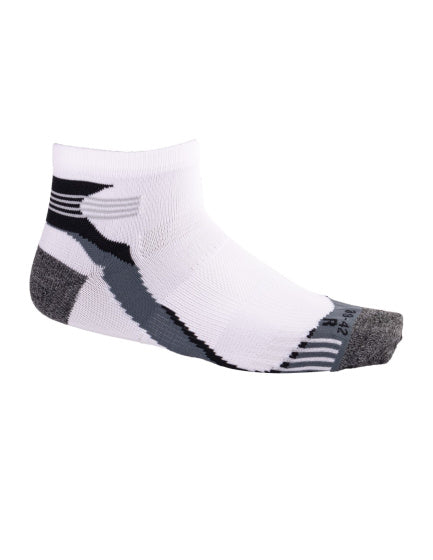 Rucanor Running Socken kurz 2-Pack weiß grau Größe 35-38