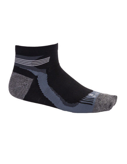 Rucanor Running Socks Short 2-Pack sort størrelse 43-46