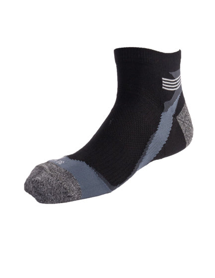 Rucanor Running Socks Short 2-Pack sort størrelse 43-46