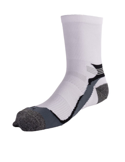 Rucanor Hardloopsokken lang 2-pack wit grijs maat 39-42