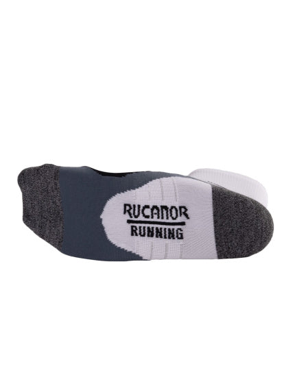 Rucanor Hardloopsokken lang 2-pack wit grijs maat 39-42