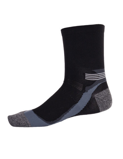 Rucanor Running Socken lang 2-Pack Schwarz Größe 43-46