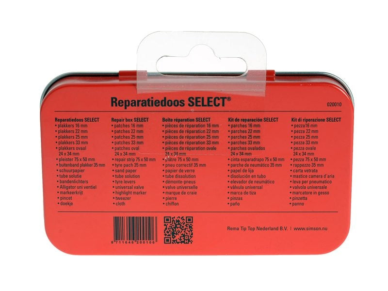 Casella di riparazione Selezionare 12,5 cm in alluminio rosso 23 pezzi