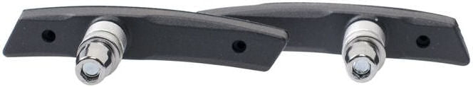 Zavorne ploščice V-zavora 80 x 13 mm črno siva 2 kosa