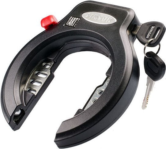 Simson Ringsslot Sure Art2 - Svart, 6,5 cm - sykkel