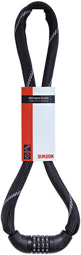 Simson Chain Lock Combo med sifferkod 6x100mm