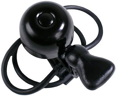 Cykelklokke mikro 23 mm kobber sort