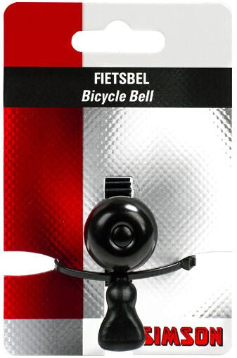 Cykelklokke mikro 23 mm kobber sort