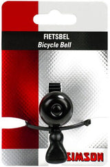 Cykelklokke mikro 23 mm kobber sort