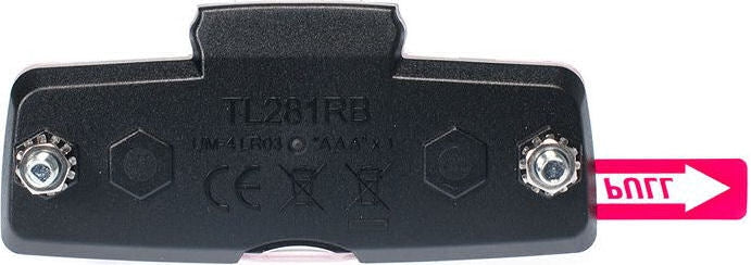 Hinterlichtblock LED -Batteriegepäck Rack rot
