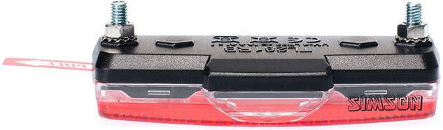Hinterlichtblock LED -Batteriegepäck Rack rot