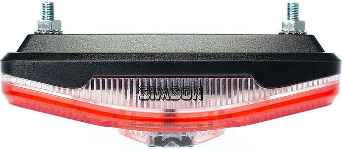 Simson Battery Bagage Rack Baglys Cliff 1 LED ON ELLER