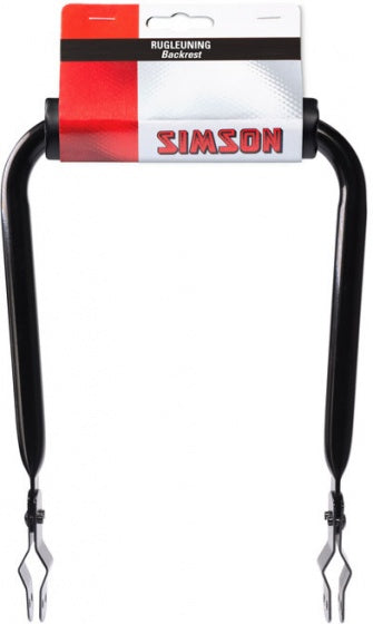 Backrest with back cushion 27 cm black