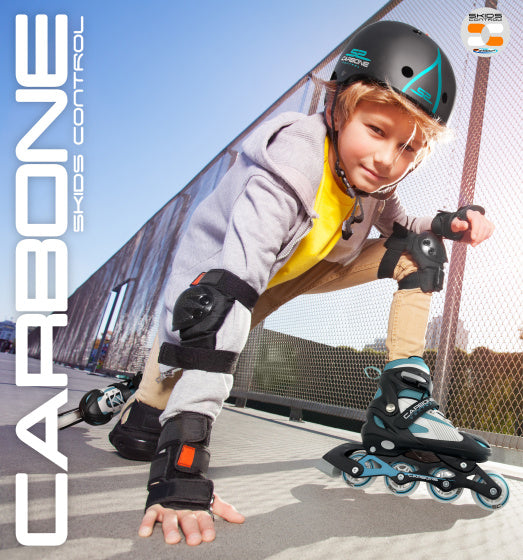 Skids Control Carbone Skate Helmet justerbar svart størrelse 53-57 cm