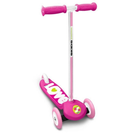 Skids kontrollieren 3-Rad-Kinder Stieffußbrems Mädchen rosa